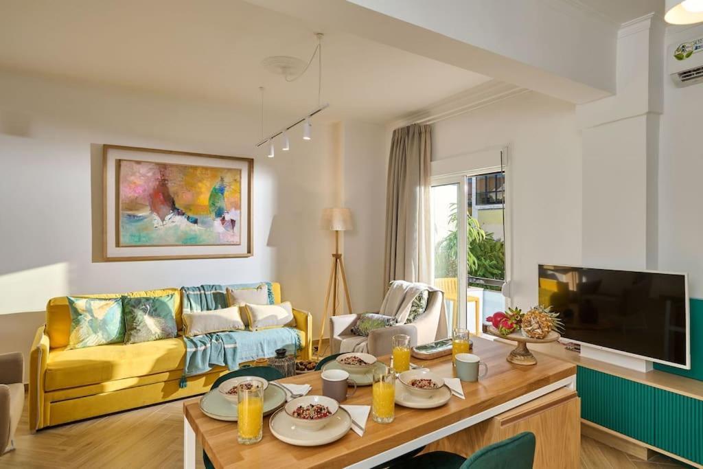 Kaizen Chania - New Central Apartment Just 350M Away With Private Jacuzzi And Free Parking! Extérieur photo