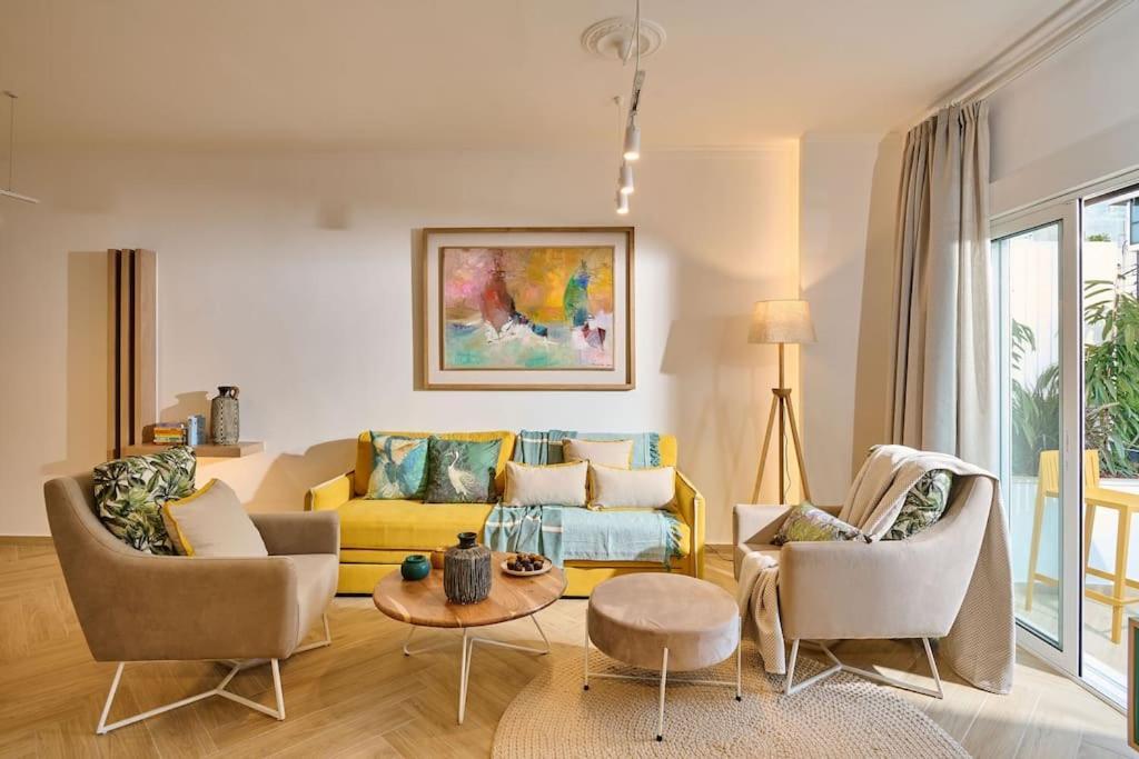 Kaizen Chania - New Central Apartment Just 350M Away With Private Jacuzzi And Free Parking! Extérieur photo